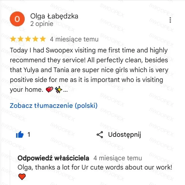Opinia klienta