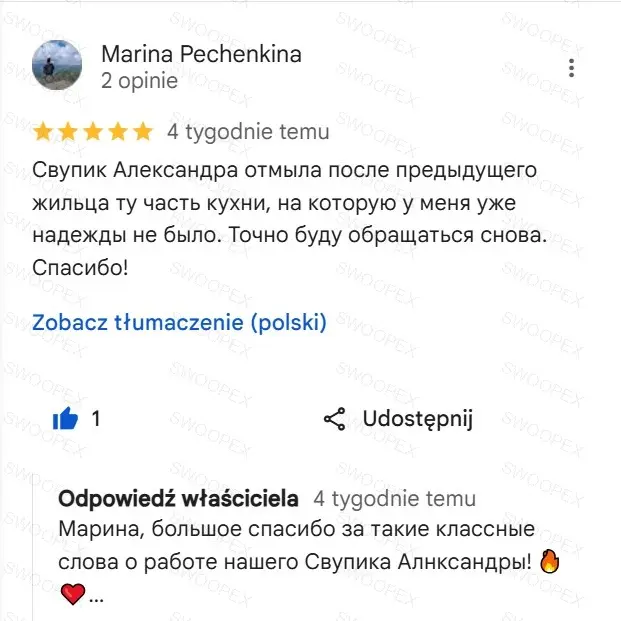 Opinia klienta