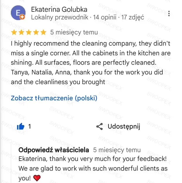 Opinia klienta