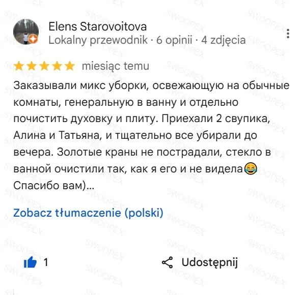 Opinia klienta