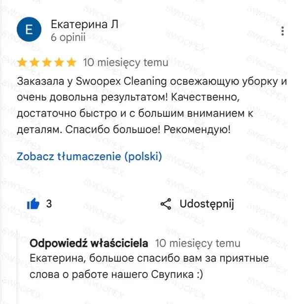 Opinia klienta