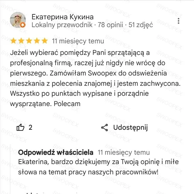 Opinia klienta