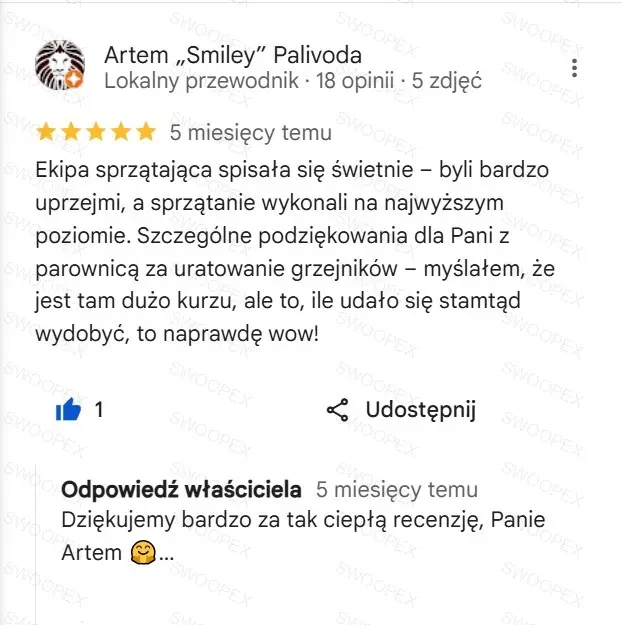 Opinia klienta