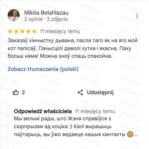 Opinia klienta