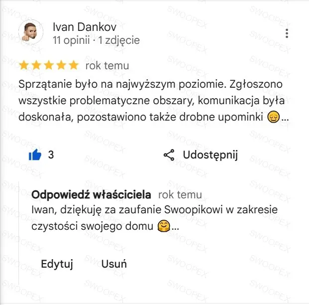 Opinia klienta