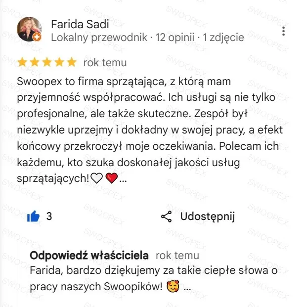 Opinia klienta