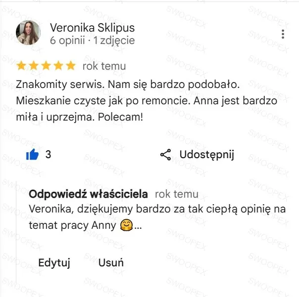 Opinia klienta