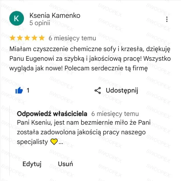 Opinia klienta